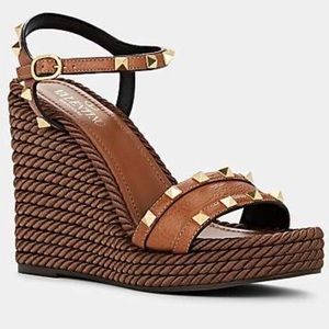 valentino torchon espadrille wedge